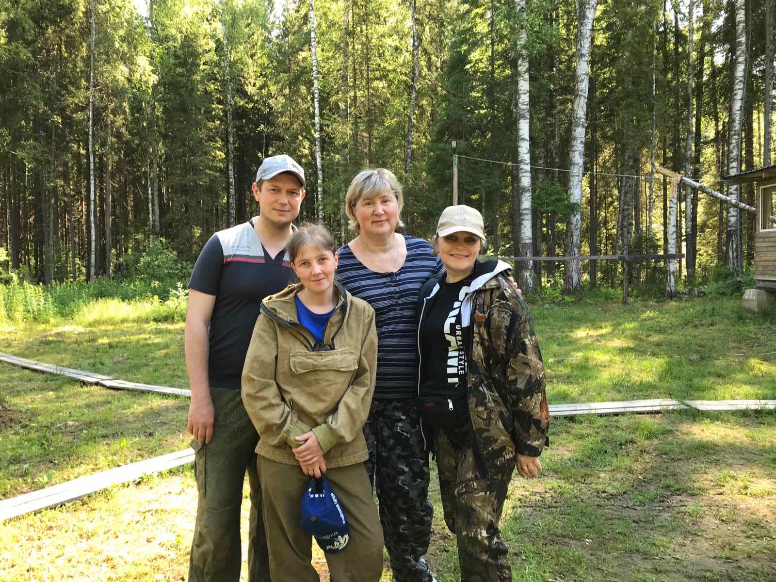 Преподаватели в заповеднике