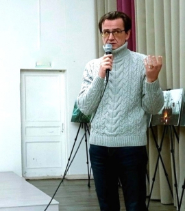 На площадке лектория «Зиновьев» выступил заведующий кафедрой отечественной филологии КГУ Александр Котлов