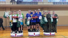 Команда КГУ заняла первое место в межрегиональной военно-спортивной эстафете «Я — патриот»